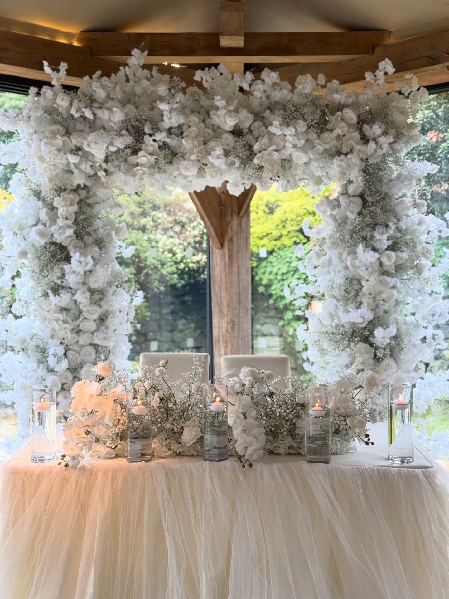Wedding venue styling by Joyous Moments